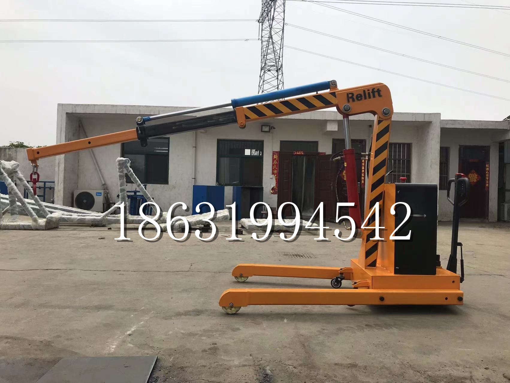 盐山县久征定做3吨三轮随车吊 农用园林绿化移树吊 平板工程用小吊机